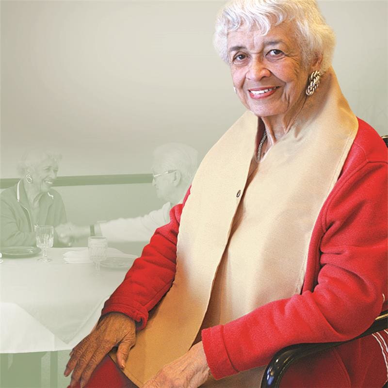 TwinMed Tidy Scarf Microtex Fabric Taupe Snap DOZEN - Item Detail - TwinMed