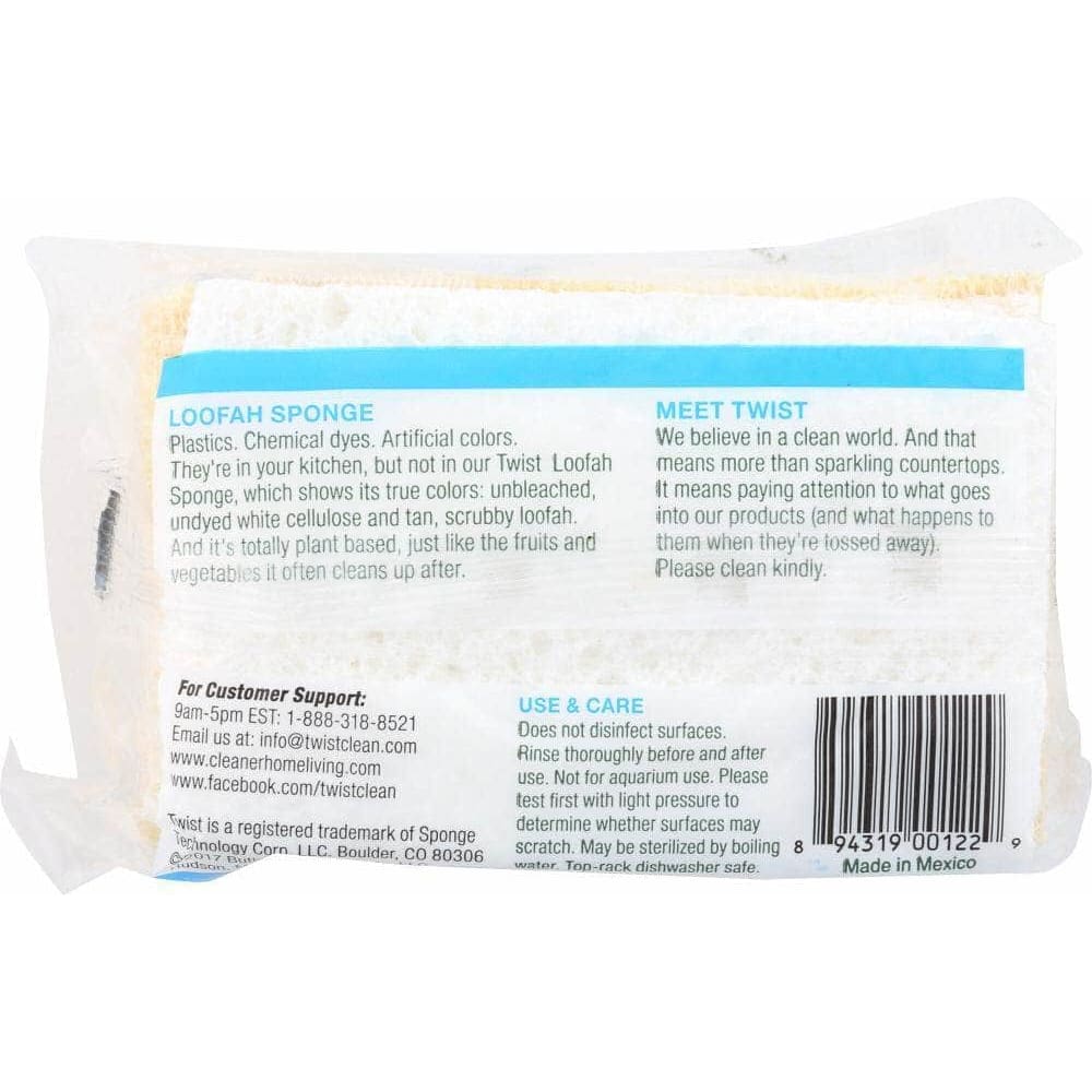 TWIST Twist Loofah Sponges, 2 Pack