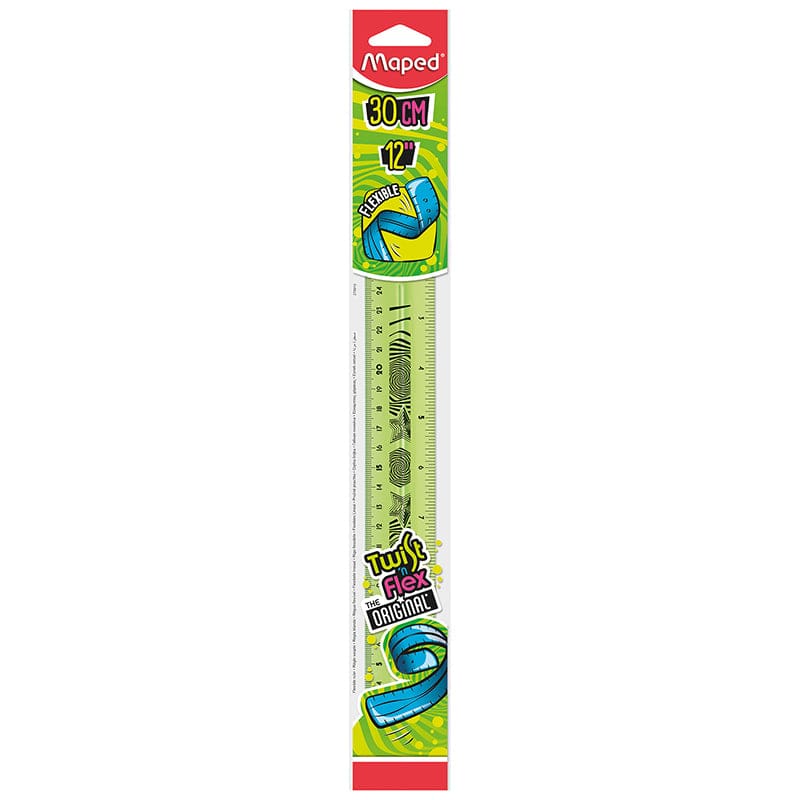 Twist N Flex Ruler 12In / 30Cm (Pack of 12) - Rulers - Maped Helix Usa
