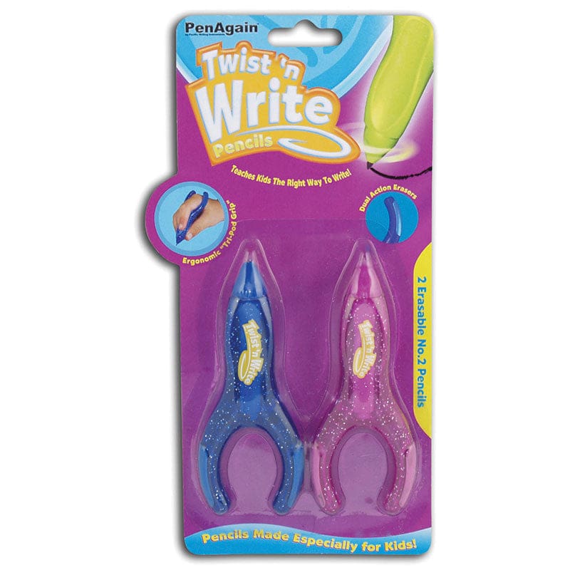 Twist N Write Pencil 2/Pk Carded (Pack of 10) - Pencils & Accessories - Baumgartens Inc