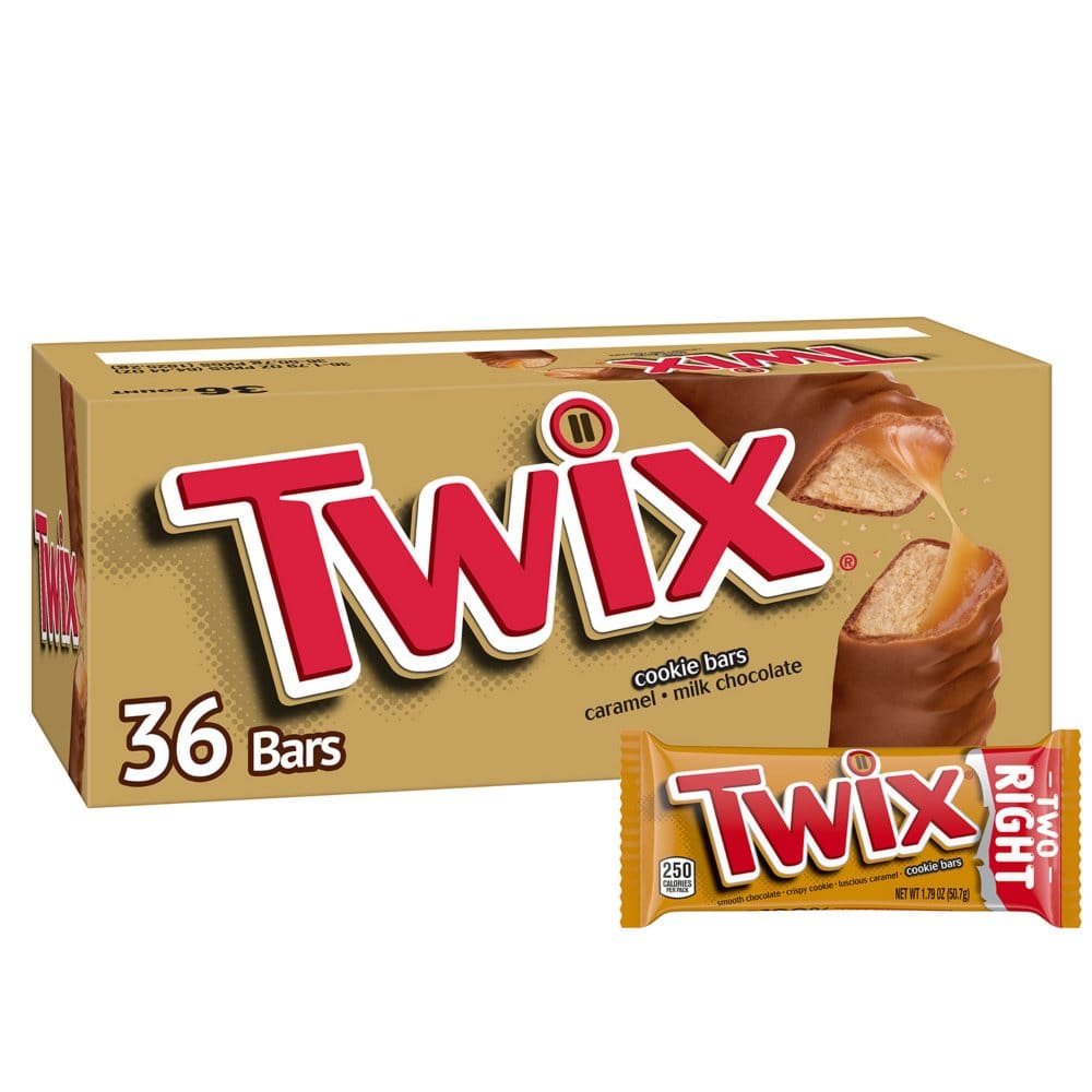 Twix Caramel Cookie Chocolate Candy Bars Bulk Pack (1.79 oz. 36 ct.) - Bulk Pantry - Twix Caramel