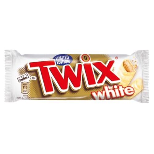 Twix Crunchy White Chocolate and Caramel Candy Snack Bar 1.62 oz (46 g) - Twix