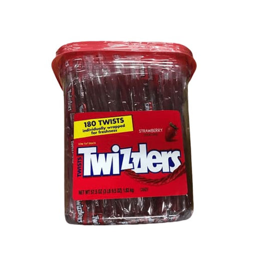 Twizzlers- Red Licorice Strawberry Twists, 180 ct. - ShelHealth.Com