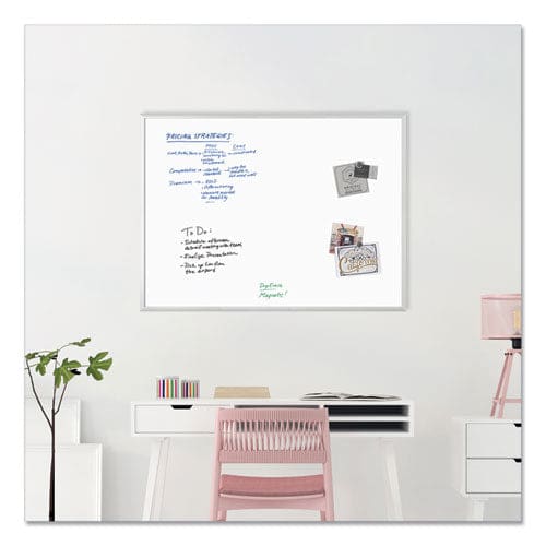 U Brands Magnetic Dry Erase Board With Aluminum Frame 48 X 36 White Surface Silver Aluminum Frame - School Supplies - U Brands