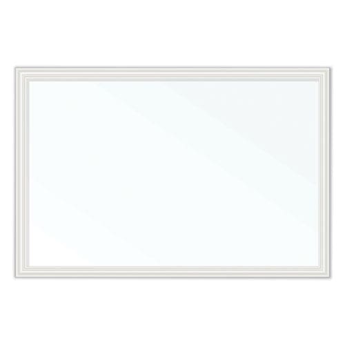 U Brands Magnetic Dry Erase Board With Décor Frame 30 X 20 White Surface White Mdf Frame - School Supplies - U Brands