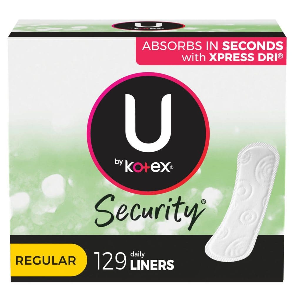 U by Kotex Security Daily Liners Light Absorbency Regular Length (129 ct.) - Feminine Care - U