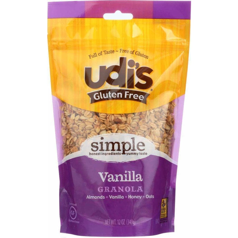 Udis Udi's Gluten Free Granola Vanilla, 12 Oz