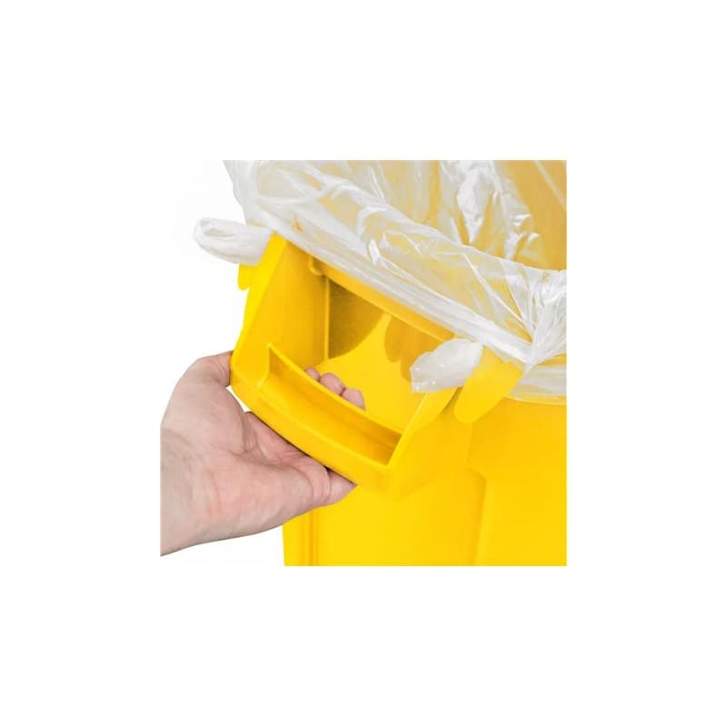 Uline Trash Can 55Gal Yellow - Item Detail - Uline