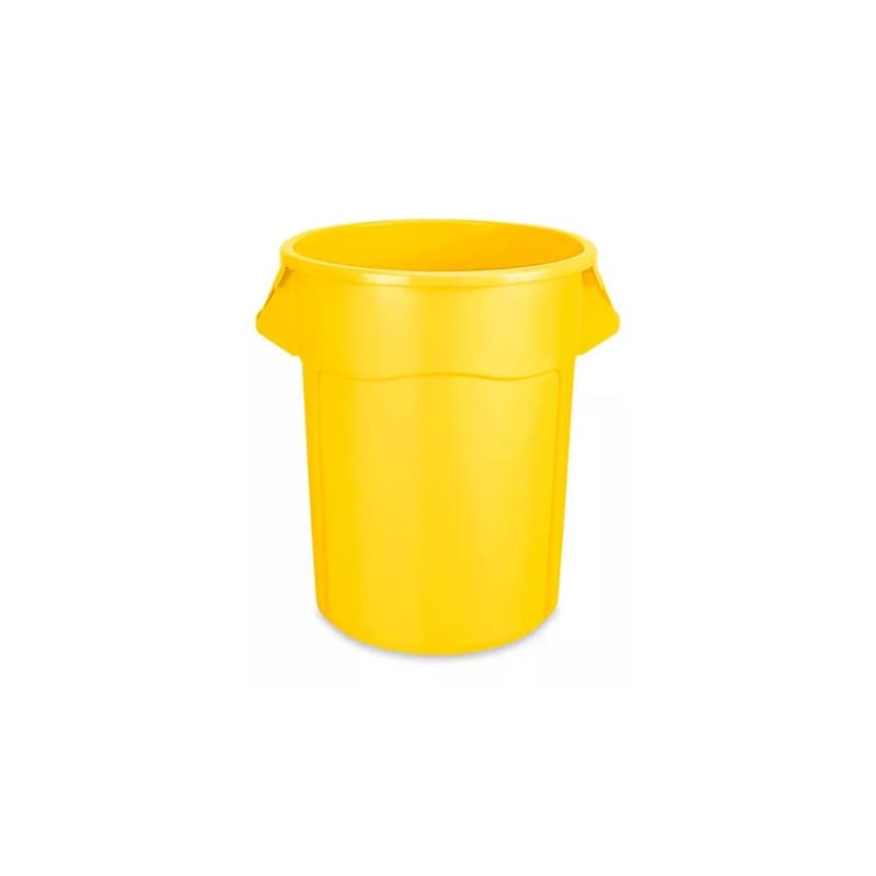 Uline Trash Can 55Gal Yellow - Item Detail - Uline