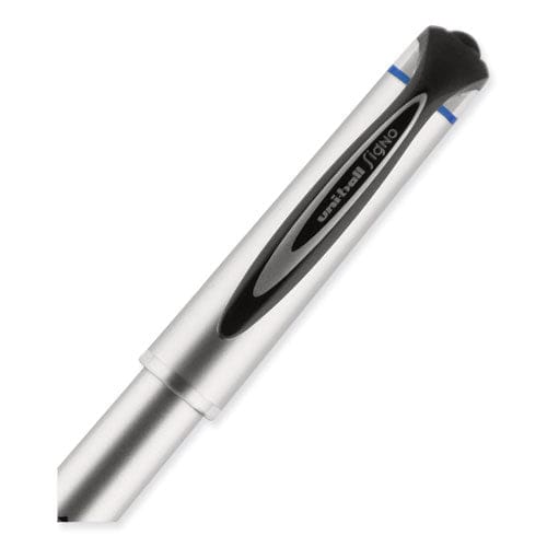 uniball 207 Impact Gel Pen Stick Bold 1 Mm Blue Ink Black Barrel - School Supplies - uniball®