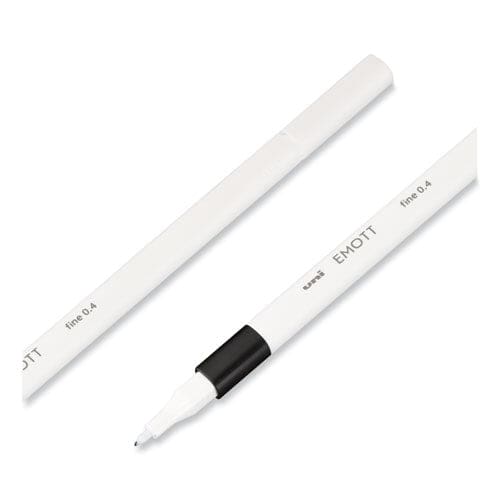uniball Emott Ever Fine Porous Point Pen Stick Fine 0.4 Mm Assorted Ink Colors White Barrel 40/pack - School Supplies - uniball®