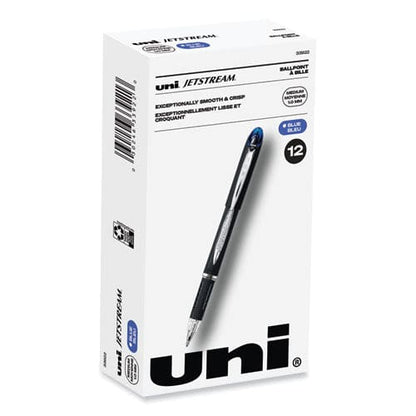 uniball Jetstream Stick Ballpoint Pen Bold 1 Mm Blue Ink Black Barrel - School Supplies - uniball®
