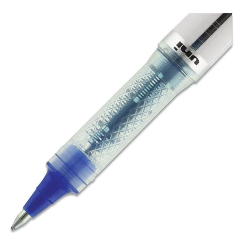 uniball Vision Elite Roller Ball Pen Stick Bold 0.8 Mm Blue Ink White/blue Barrel - School Supplies - uniball®