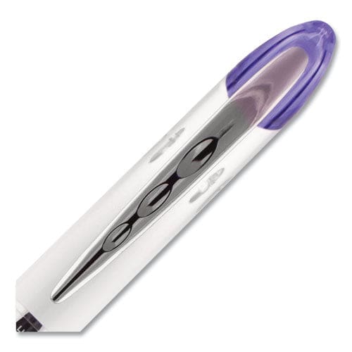 uniball Vision Elite Roller Ball Pen Stick Bold 0.8 Mm Purple Ink White/purple Barrel - School Supplies - uniball®