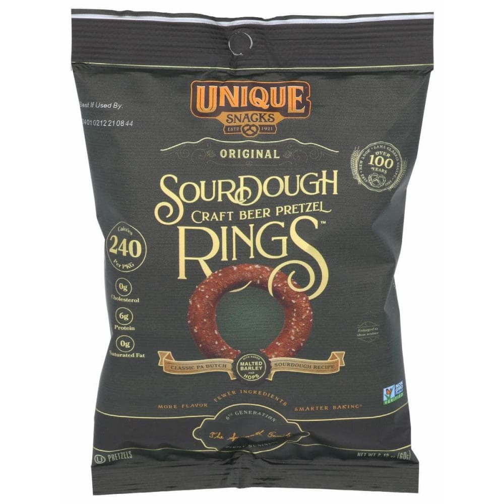 UNIQUE Grocery > Snacks UNIQUE Sourdough Rings, 2.12 oz