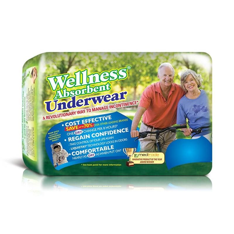 Unique Wellness Wellness Absorbant Underwear Large Pk15 Pack of 15 - Item Detail - Unique Wellness