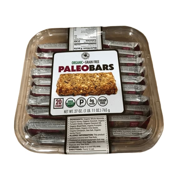 Universal Bakery Organic Paleo Bars 27 oz. - ShelHealth.Com