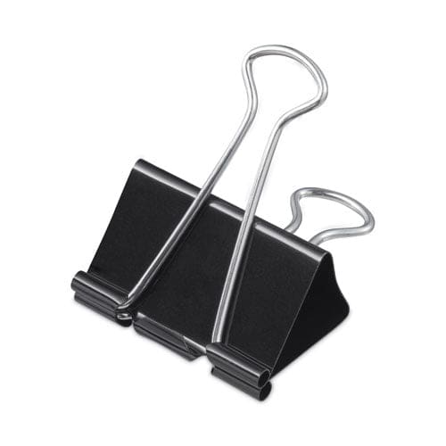 Universal Binder Clip Zip-seal Bag Value Pack Large Black/silver 36/pack - Office - Universal®