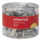 Universal Binder Clip Zip-seal Bag Value Pack Medium Black/silver 36/pack - Office - Universal®