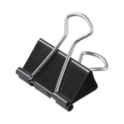 Universal Binder Clips With Storage Tub Mini Black/silver 60/pack - Office - Universal®
