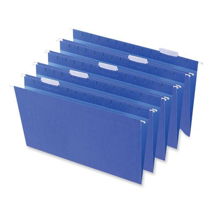 Universal Deluxe Bright Color Hanging File Folders Legal Size 1/5-cut Tabs Blue 25/box - School Supplies - Universal®
