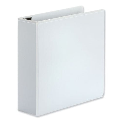 Universal Deluxe Easy-to-open D-ring View Binder 3 Rings 3 Capacity 11 X 8.5 White - School Supplies - Universal®