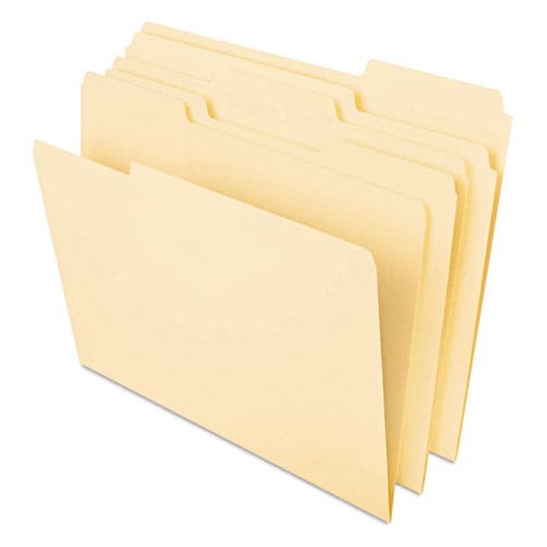 Universal Deluxe Heavyweight File Folders 1/3-cut Tabs: Assorted Legal Size 0.75 Expansion Manila 50/pack - School Supplies - Universal®