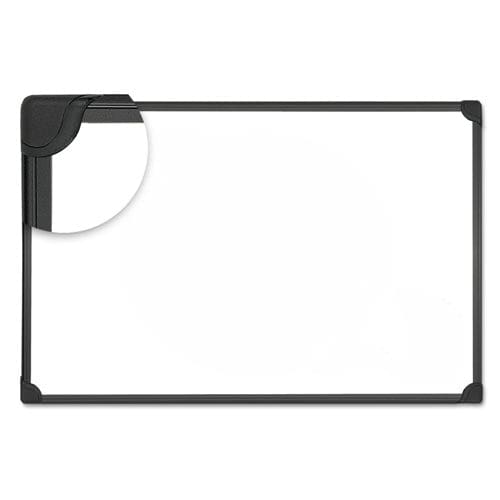 Universal Design Series Deluxe Magnetic Steel Dry Erase Marker Board 36 X 24 White Surface Black Aluminum/plastic Frame - School Supplies -