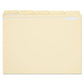 Universal Double-ply Top Tab Manila File Folders 1/5-cut Tabs: Assorted Letter Size 0.75 Expansion Manila 100/box - School Supplies -