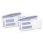 Universal Double Window Business Envelope #10 Square Flap Gummed Closure 4.13 X 9.5 White 500/box - Office - Universal®