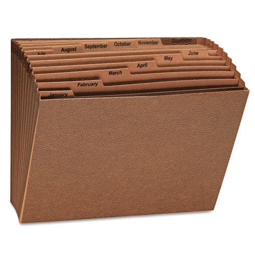 Universal Expanding Files 12 Sections 1/12-cut Tabs Letter Size Redrope - School Supplies - Universal®