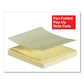 Universal Fan-folded Self-stick Pop-up Note Pads 3 X 3 Yellow 100 Sheets/pad 12 Pads/pack - School Supplies - Universal®
