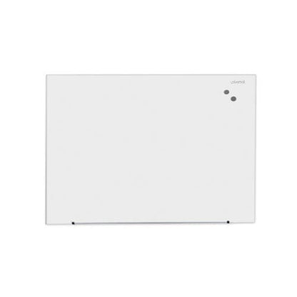 Universal Frameless Magnetic Glass Marker Board 48 X 36 White Surface - School Supplies - Universal®