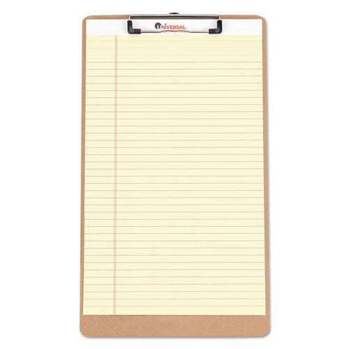 Universal Hardboard Clipboard With Low-profile Clip 0.5 Clip Capacity Holds 8.5 X 14 Sheets Brown 3/pack - Office - Universal®