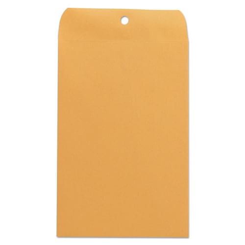 Universal Kraft Clasp Envelope #55 Square Flap Clasp/gummed Closure 6 X 9 Brown Kraft 100/box - Office - Universal®