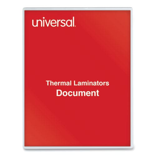 Universal Laminating Pouches 3 Mil 9 X 11.5 Matte Clear 25/pack - Technology - Universal®