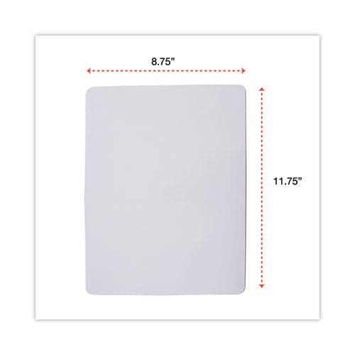 Universal Lap/learning Dry-erase Board Unruled 11.75 X 8.75 White Surface 6/pack - School Supplies - Universal®