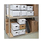 Universal Medium-duty Easy Assembly Storage Box Letter Files White 12/carton - School Supplies - Universal®