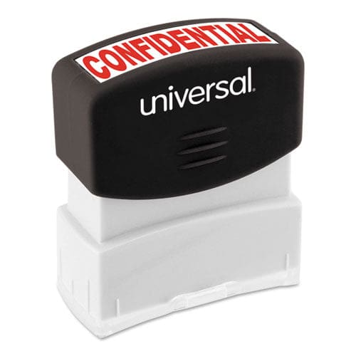 Universal Message Stamp Confidential Pre-inked One-color Red - Office - Universal®