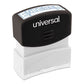 Universal Message Stamp Entered Pre-inked One-color Blue - Office - Universal®