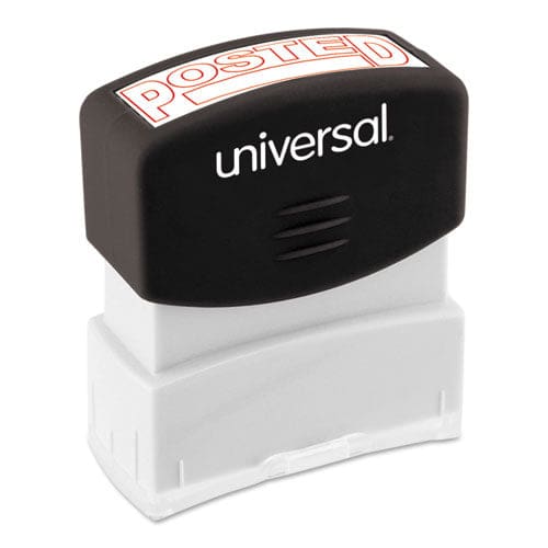Universal Message Stamp Posted Pre-inked One-color Red - Office - Universal®