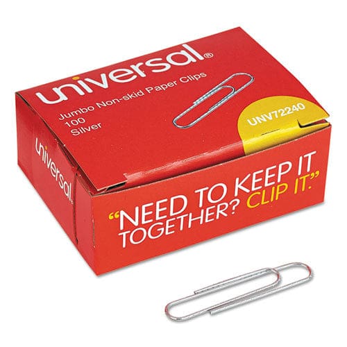 Universal Paper Clips #1 Smooth Silver 100/box - Office - Universal®