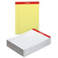 Universal Perforated Ruled Writing Pads Narrow Rule Red Headband 50 White 5 X 8 Sheets Dozen - School Supplies - Universal®
