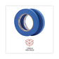 Universal Premium Blue Masking Tape With Uv Resistance 3 Core 18 Mm X 54.8 M Blue 2/pack - School Supplies - Universal®