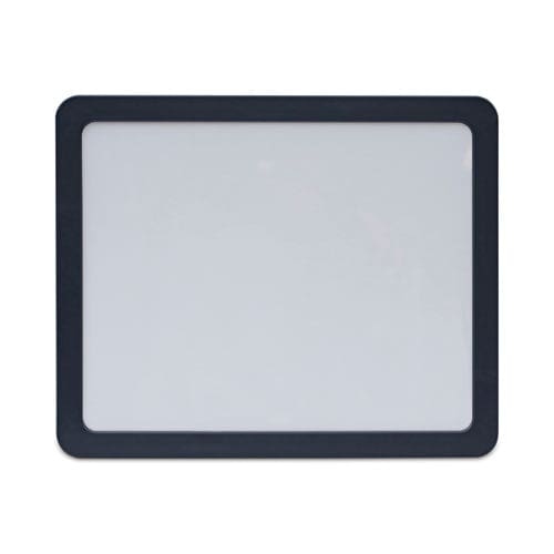 Universal Recycled Cubicle Dry Erase Board 15.88 X 12.88 White Surface Charcoal Plastic Frame - School Supplies - Universal®