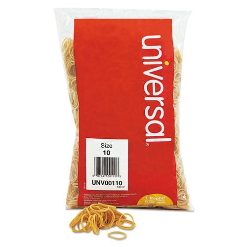 Universal Rubber Bands Size 16 0.04 Gauge Beige 1 Lb Box 1,900/pack - Office - Universal®