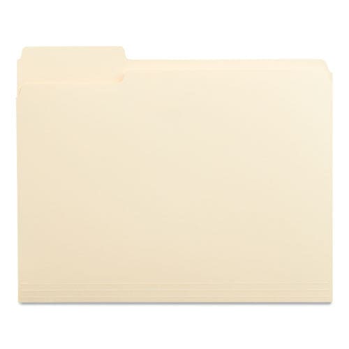 Universal Top Tab File Folders 1/3-cut Tabs: Left Position Letter Size 0.75 Expansion Manila 100/box - School Supplies - Universal®
