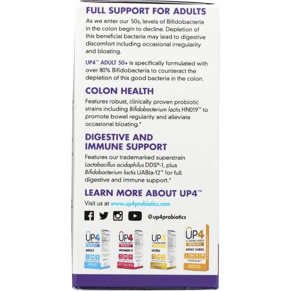 UP4 Up4 Probiotics With Dds -1 Senior Capsules, 60 Caps