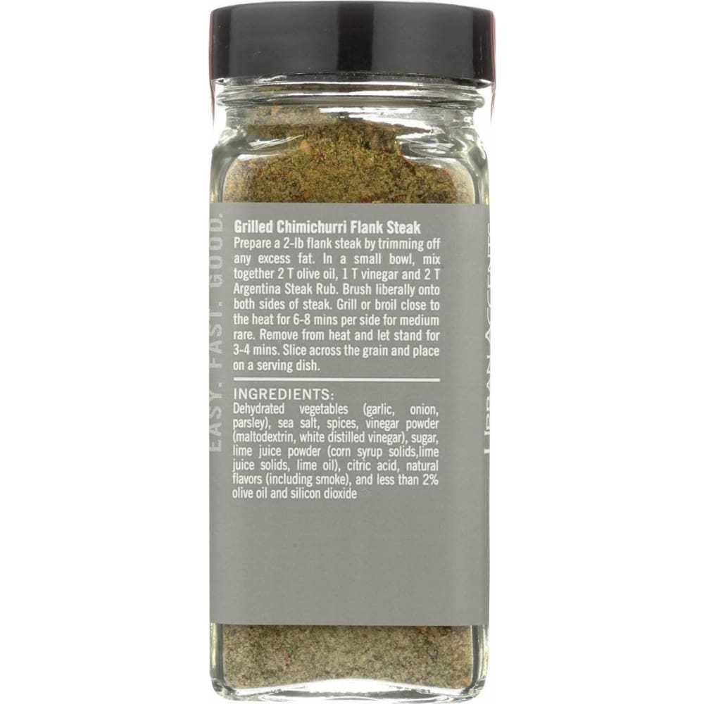 URBAN ACCENTS Urban Accents Argentina Steak Rub Seasoning, 2.5 Oz