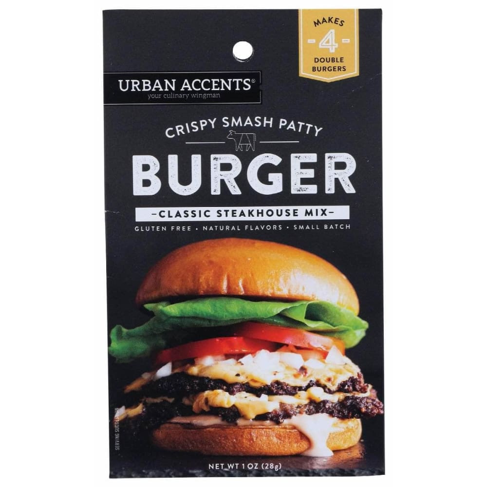 URBAN ACCENTS Urban Accents Steakhouse Style Crispy Smash Burger, 1 Oz